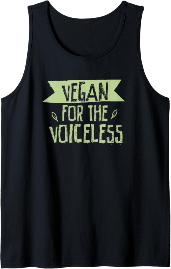Vegan for the Voiceless Save Animals Tank Top - Image 2